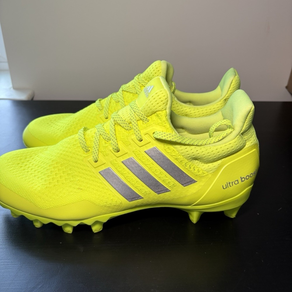 Adidas UltraBoost Football Cleats Solar Yellow JP7413 US Men Size 11 .5 New